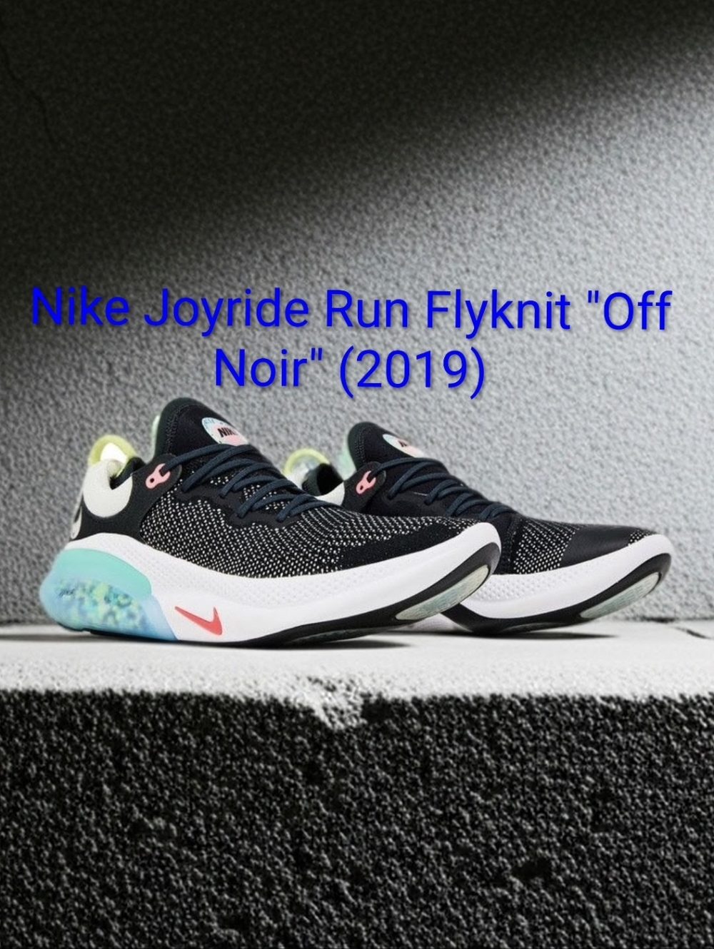 Nike Joyride Run Flyknit Rare "Off Noir" Mens 11 Womens 12.5 EUC